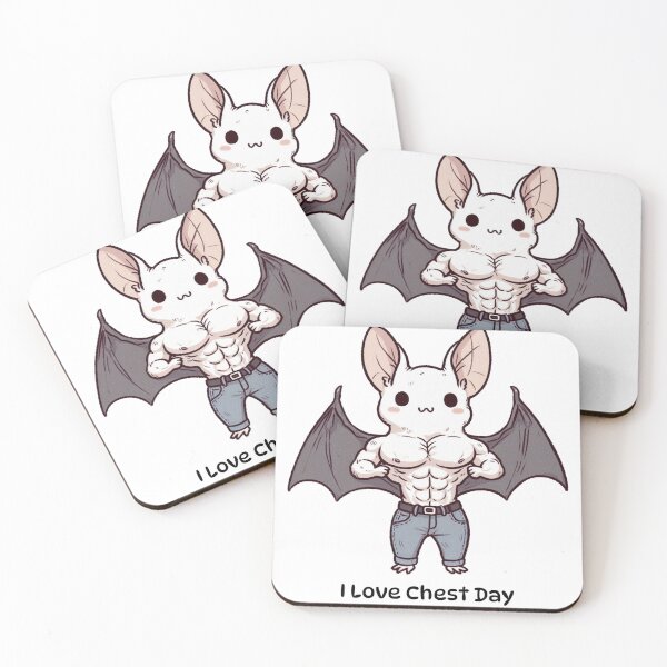 Item preview, I Love Chest Day Bat Version designed and sold by LemuellTrends.