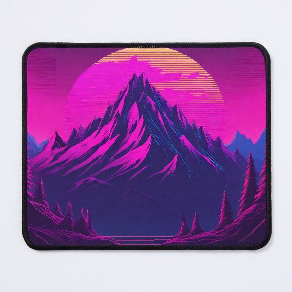 Item preview, Synthwave Mountainscapes designed and sold by CharmStudio.