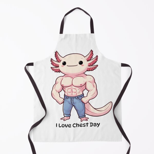 Item preview, I Love Chest Day Axolotl Version designed and sold by LemuellTrends.