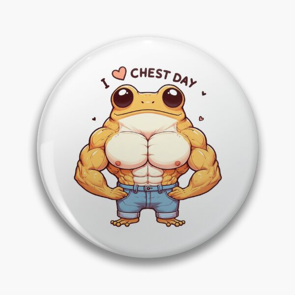 Item preview, I Love Chest Day Frog Version designed and sold by LemuellTrends.