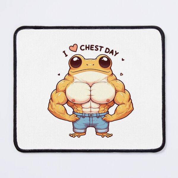 Item preview, I Love Chest Day Frog Version designed and sold by LemuellTrends.