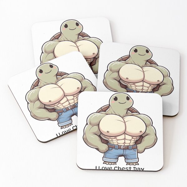Item preview, I Love Chest Day Turtle Version designed and sold by LemuellTrends.