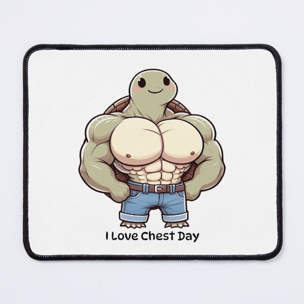 Item preview, I Love Chest Day Turtle Version designed and sold by LemuellTrends.