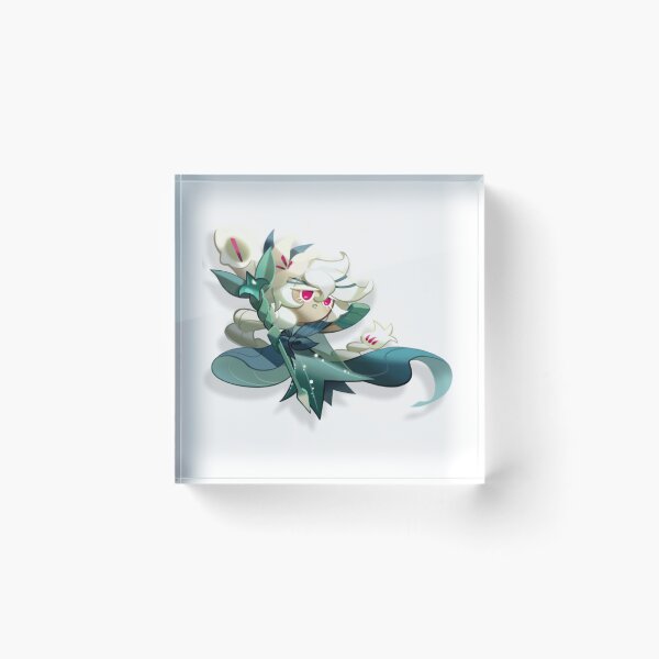 Item preview, White Lily Cookie Sticker designed and sold by Dinosaur Bee.