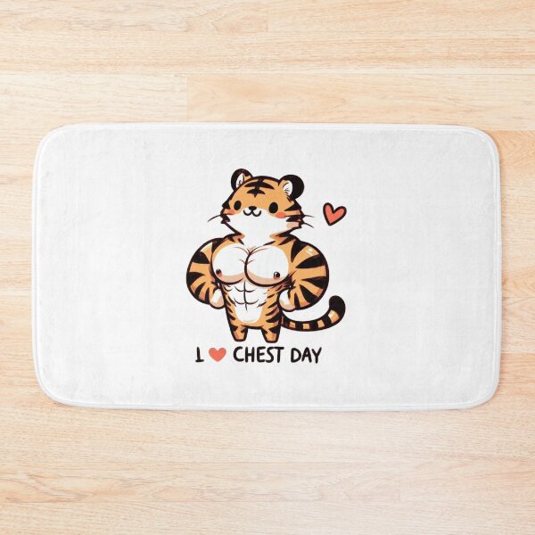 Item preview, I Love Chest Day Tiger Version designed and sold by LemuellTrends.