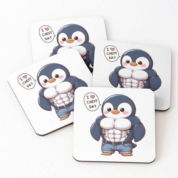 Item preview, I Love Chest Day Pinguin Version designed and sold by LemuellTrends.