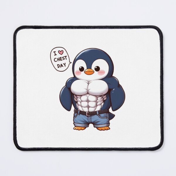 Item preview, I Love Chest Day Pinguin Version designed and sold by LemuellTrends.