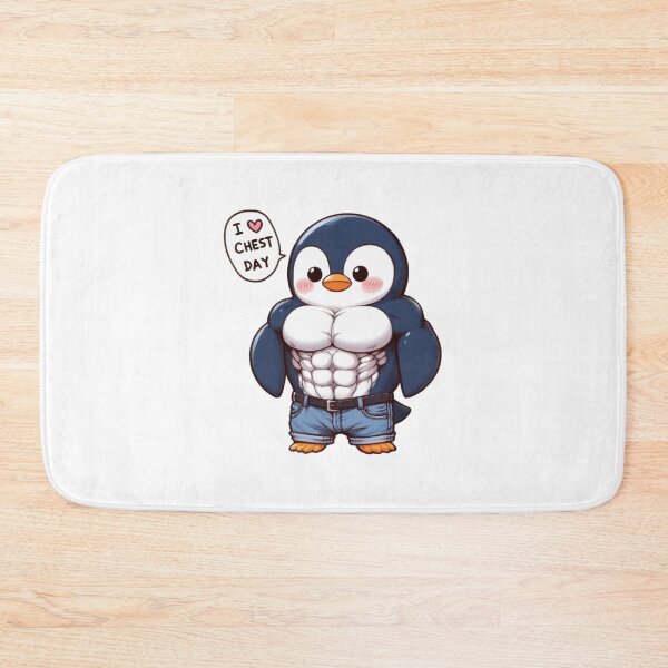 Item preview, I Love Chest Day Pinguin Version designed and sold by LemuellTrends.