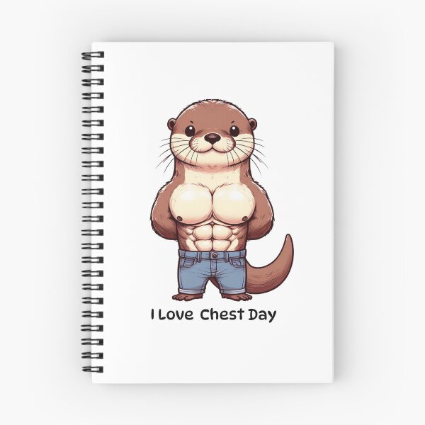 Item preview, I Love Chest Day Otter Version designed and sold by LemuellTrends.