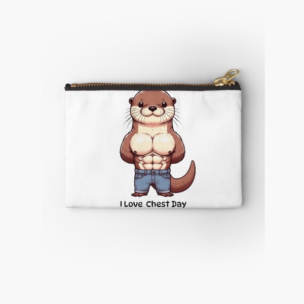 Item preview, I Love Chest Day Otter Version designed and sold by LemuellTrends.