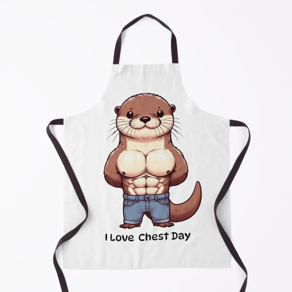 Item preview, I Love Chest Day Otter Version designed and sold by LemuellTrends.