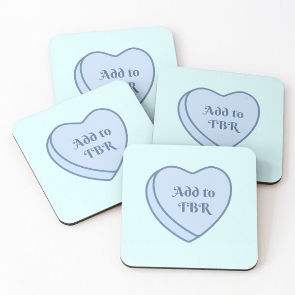 Item preview, Add To TBR Blue Candy Heart Book Aesthetic Book Lover designed and sold by BookishSerena.