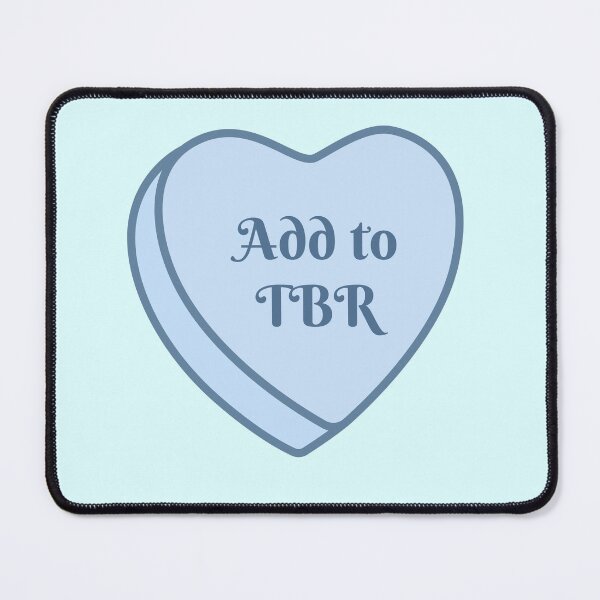 Item preview, Add To TBR Blue Candy Heart Book Aesthetic Book Lover designed and sold by BookishSerena.