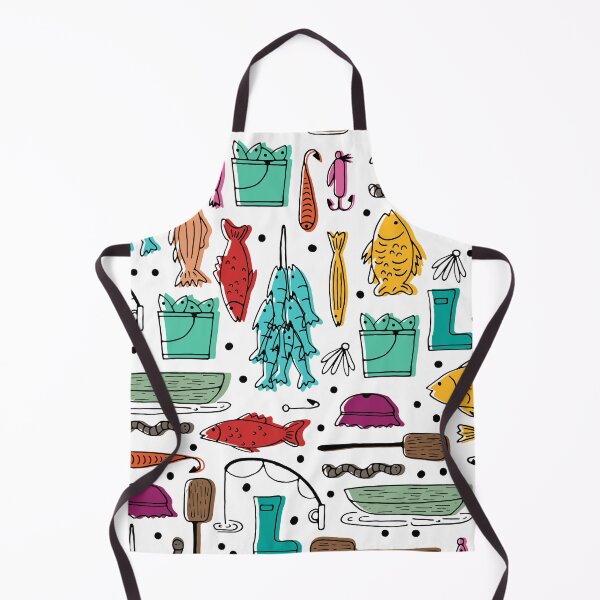 Item preview, Fishing seamless pattern designed and sold by DesignsbySimons.