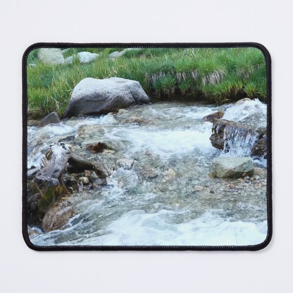 Item preview, Flowing Mountain River on Mountainside designed and sold by RelaxingEscapes.