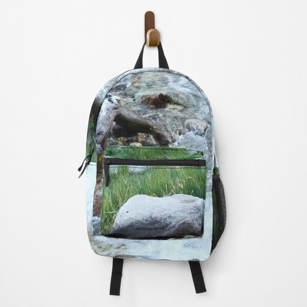 Item preview, Flowing Mountain River on Mountainside designed and sold by RelaxingEscapes.