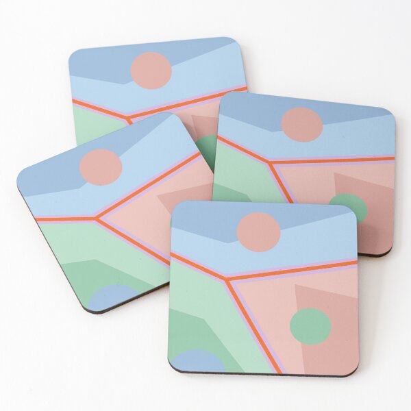 Item preview, Line and Shapes Modern Minimal Geometric Wall Art designed and sold by Sharon Schwalbe.