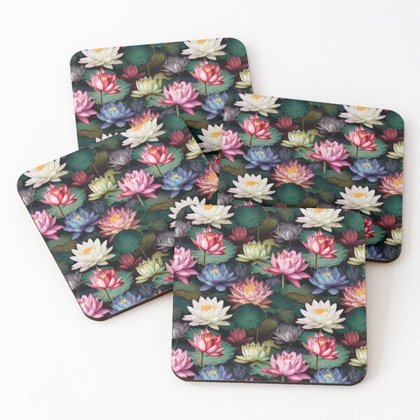 Item preview, Water Lilies at Night designed and sold by Hannah Kay.