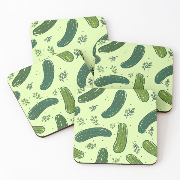 Item preview, Hand Drawn Dill Pickle Pattern designed and sold by tanyadraws.