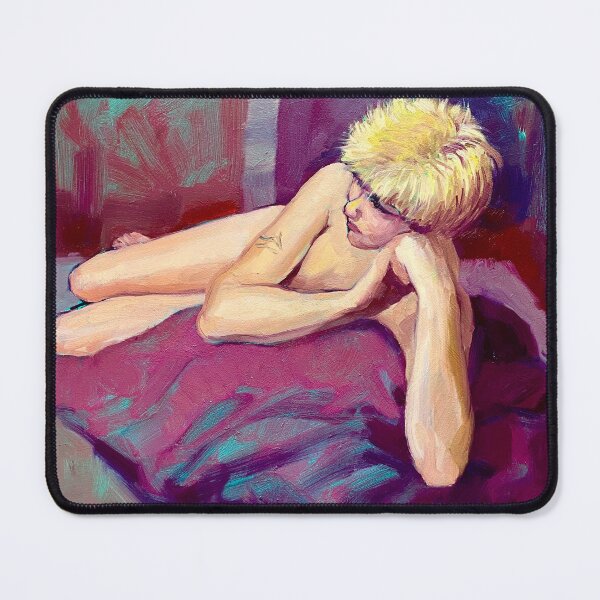 Artikelvorschau, Gia entspannend ~ Ölgemälde entworfen und verkauft von Roz McQuillan Fine Art & Photography.