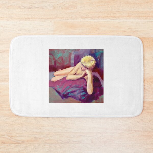 Item preview, Gia relaxing ~ oil painting designed and sold by Roz McQuillan Fine Art & Photography.