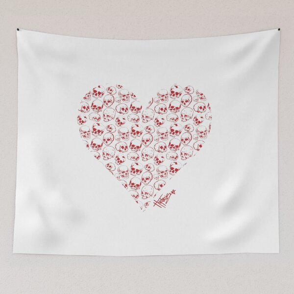 Item preview, ©_hydrus Skulls and Hearts designed and sold by hydruspoetry.
