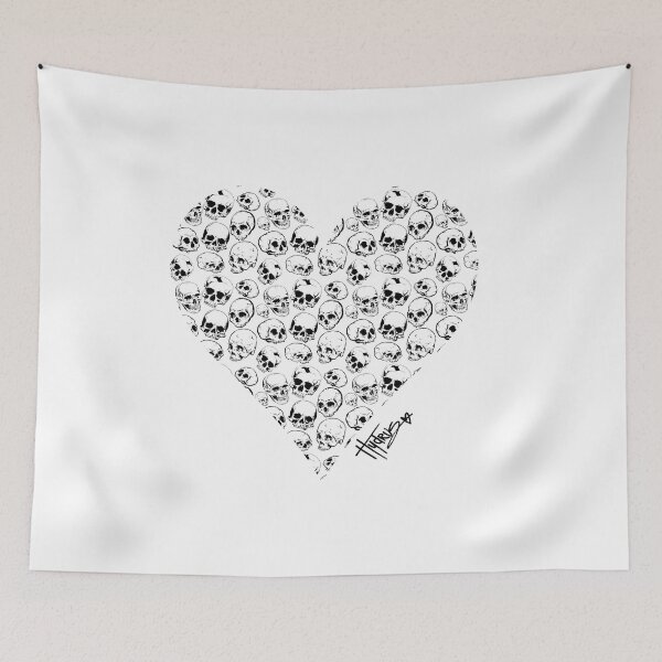 Item preview, ©_hydrus Skulls and Hearts designed and sold by hydruspoetry.