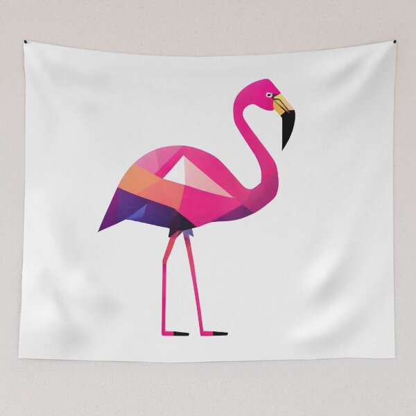 Item preview, Geometric Flamingo designed and sold by Fashon1.