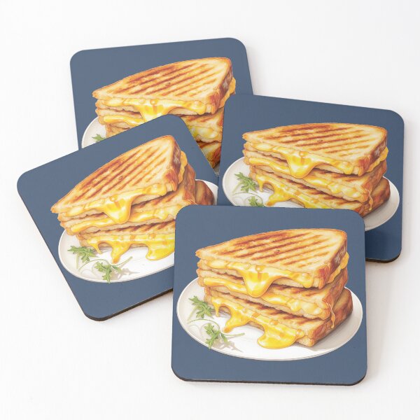 Item preview, Plate of Grilled Cheese Sandwich designed and sold by Alicia Chee.