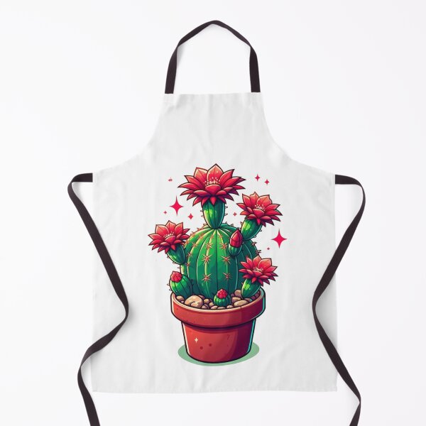 Item preview, red flowering cactus designed and sold by Redmoonshine.