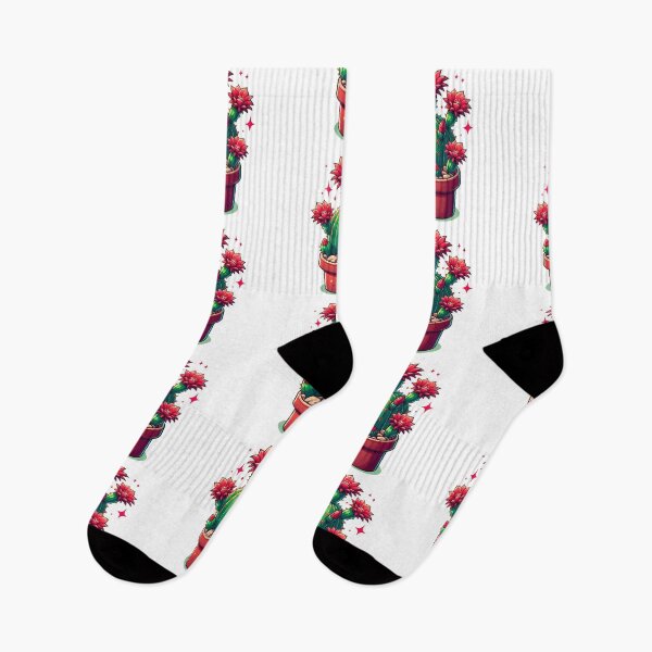 Item preview, red flowering cactus designed and sold by Redmoonshine.