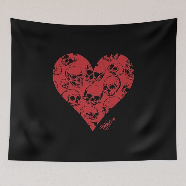 Item preview, Copy of ©_hydrus Skulls & Hearts designed and sold by hydruspoetry.