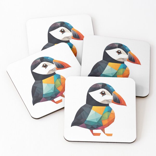 Item preview, Geometric Puffin designed and sold by Fashon1.
