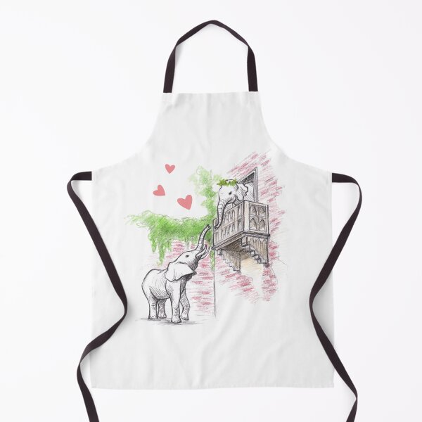 Item preview, Romantic Elephants Romeo and Juliet Animals Cute Love designed and sold by edrawings38.
