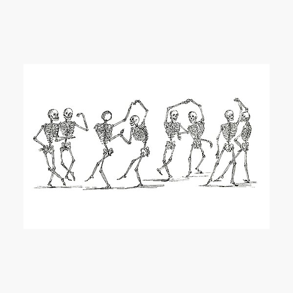 Item preview, Dancing Skeletons Have a Party designed and sold by brueri.