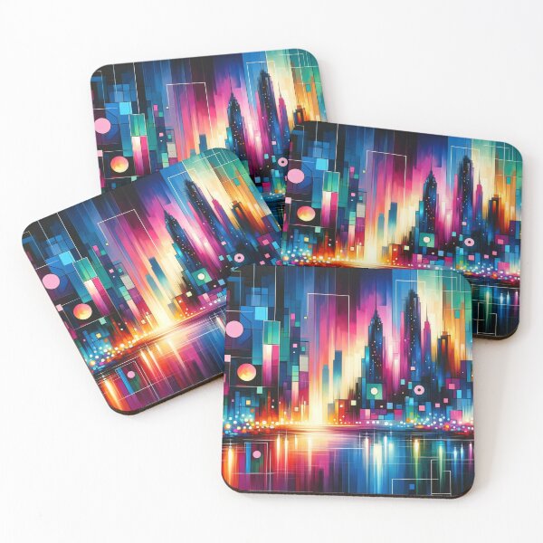 Item preview, Urban Skyline Abstract Art designed and sold by BestArtByArvind.
