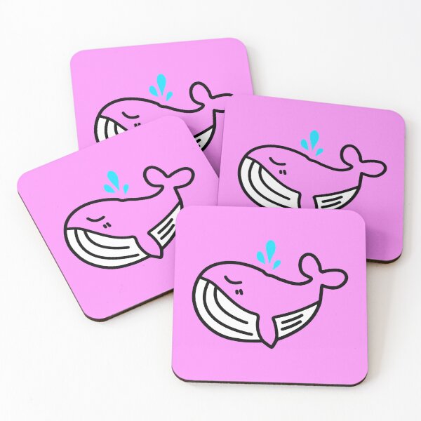 Item preview, Wapi the Pink Whale - Snuggul friends collection designed and sold by thebritishpear.