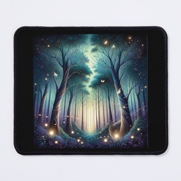 Item preview, Whimsical Forest Twilight Art designed and sold by BestArtByArvind.