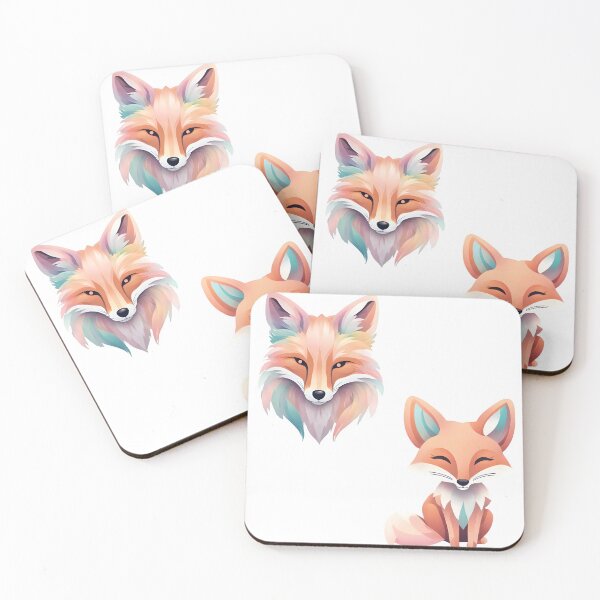 Item preview, Pastel Color Fox Duo designed and sold by Fashon1.