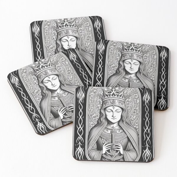 Item preview, Medieval Goth Pagan Witch Art designed and sold by TheDarkWardrobe.