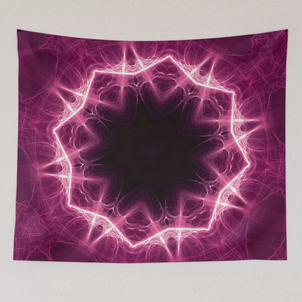 Item preview, Magenta Burst Mandala designed and sold by Richards-Art.