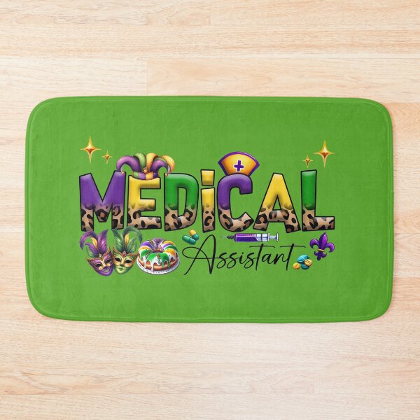 Item preview, Medical Assistant Mardi Gras  designed and sold by ArtMeetsPizza.