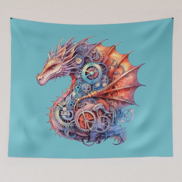 Item preview, Clockwork Dragon designed and sold by Celestial Charm Co.