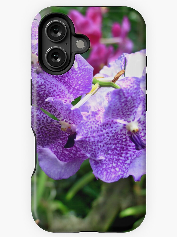 Thumbnail 1 of 4, iPhone Case, Princess Mikasa Blue Orchid designed and sold by TanyaOwens.