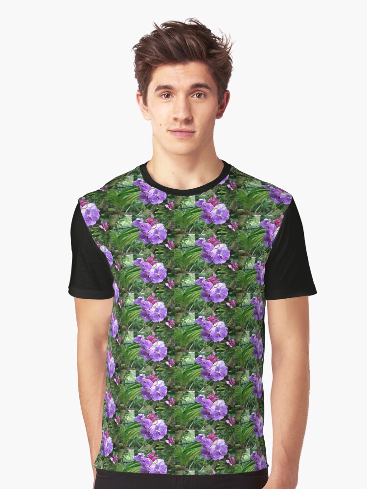 Thumbnail 1 of 5, Graphic T-Shirt, Princess Mikasa Blue Orchid designed and sold by TanyaOwens.