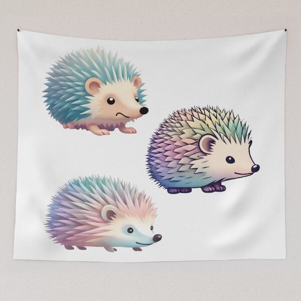 Item preview, Pastel Hedgehog Trio designed and sold by Fashon1.