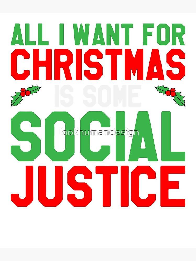 Feminist Christmas Card: All I Want is Equality, Feminist Christmas,  Christmas Gifts Under 5 Dollars, Funny Christmas Card, Feminist Gifts 