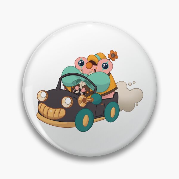 Item preview, Clown Frog in Car designed and sold by AlwaysDreah.