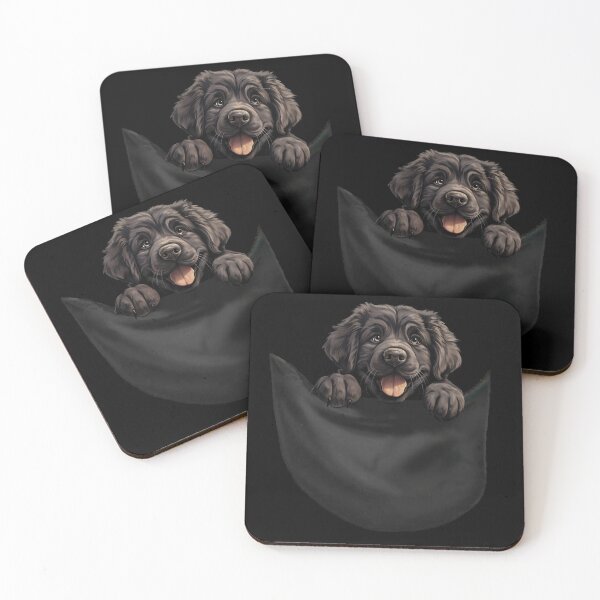 Item preview,  Dog in a Pocket Cute Newfoundland Puppy designed and sold by LovelyHappyGift.