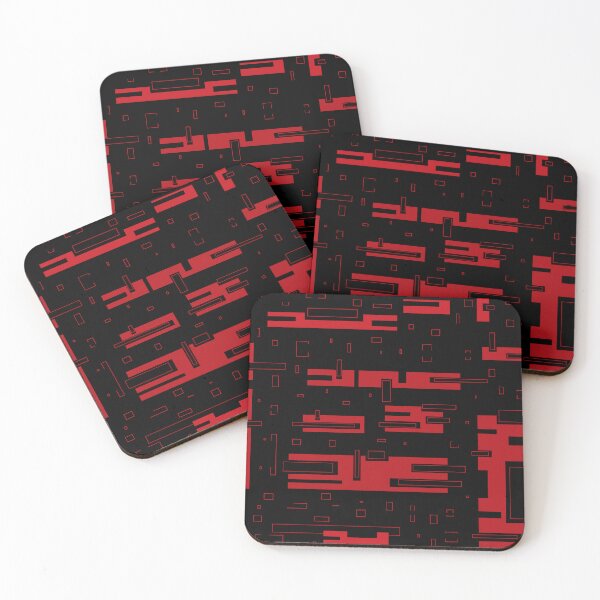 Item preview, Floating Red Abstract Geometry designed and sold by SimiDach.